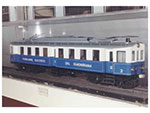 Modelo de automotor el�ctrico para v�a estrecha del Ferrocarril del Guadarrama. (d�cada de 1940). Escala 1:10. Medidas: 49 x 199 x 38 cm. - Pieza IG: 00703