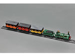 Tren del centenario del ferrocarril 1848-1948, locomotora Matar� y coches de 1�, 2� y 3� clase. (Mabar, Barcelona, 2000). Escala: H0. Medidas: 4,6 x 34, 7 x 3 cm. - Pieza IG: 02801