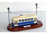 Modelo del tranv�a General Electric, Empresa Municipal de Transportes de Madrid 1951 (Emilio Ibeas Gonz�lez, Madrid, 2004) Medidas: 30 x 20 x 14 cm. Donaci�n: el autor - Pieza IG: 04543