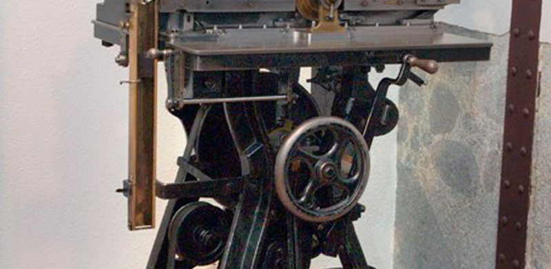 M�quina Goebel para imprimir billetes