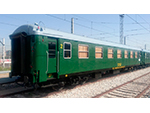 Coche 2� clase B7r-6256 (Ex Renfe 1� clase AA-6256) ([Sociedad Espa�ola de Construcci�n Naval -SECN-], Espa�a, 1953-1955) Cesi�n: Asociaci�n Vente�a de Amigos del Ferrocarril, AVENFER. Colaboraci�n: ALSA - Pieza IG: 02211