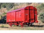 Vag�n J2-401.430 (Compa��a Auxiliar de Ferrocarriles -CAF-, Espa�a, 1966) Cesi�n: Diputaci�n Provincial de Salamanca - Pieza IG: 03078
