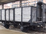 Vag�n de bordes altos con garita Xf-15900 (Ex Norte Xf-15900) (Ex  Uni�n El�ctrica Madrile�a, 6) (Compa��a Auxiliar de Ferrocarriles -CAF-, Espa�a, 1927) - Pieza IG: 00697