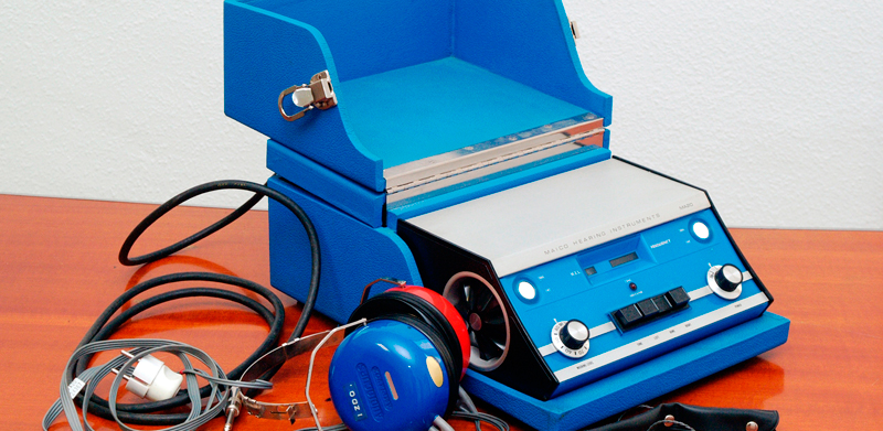 Aparato para audiometr�as