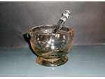 Mortero de cristal de laboratorio (d�cada 1960) - Pieza IG: 05479