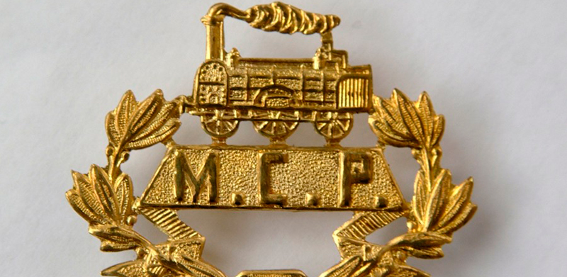 Insignia de gorra de uniforme de la Compa��a MCP