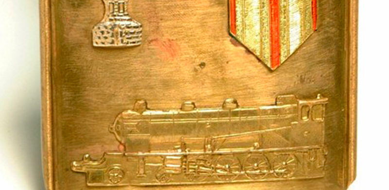 Hebilla de cintur�n del Batall�n de Ferrocarriles de RENFE