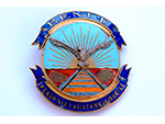 Insignia de guerrera de Personal y Asistencia Social de RENFE (Espa�a, d�cada de 1940) Donaci�n: Valent� Tapia Caballero - Pieza IG: 02026