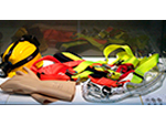 Equipo de protecci�n individual de RENFE (Espa�a, d�cada 1990) - Piezas IG: 04704, 04711, 04712