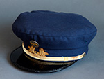 Gorra de interventor de FEVE (F�brica de Gorras Alcaraz, Espa�a, ca. 1986) - Pieza IG: 07421
