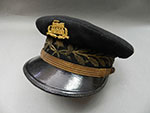 Gorra de inspector del Servicio de Movimiento de MZA (F�brica de Gorras Alcaraz, Espa�a, ca. 1936). Perteneci�: Miguel Alcal� Morales - Pieza IG: 01002