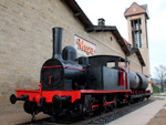Locomotora de vapor 030-0221 �L. Aguirre� (Soci�t� Anonyme de St. L�onard, B�lgica, 1889) Cesi�n: Bodegas Muga, Haro, La Rioja - Pieza IG: 00023