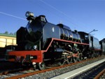 Locomotora de vapor 141F-2111 (North British, Gran Breta�a, 1953) Cesi�n: Museo del Ferrocarril de Galicia - Pieza IG: 00052