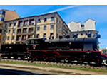 Locomotora de vapor 240-2072 (Soci�t� Anonyme la M�tallurgique. Ateliers de Tubize, B�lgica, 1927) Cesi�n: Ayuntamiento de Ourense - Pieza IG: 00066