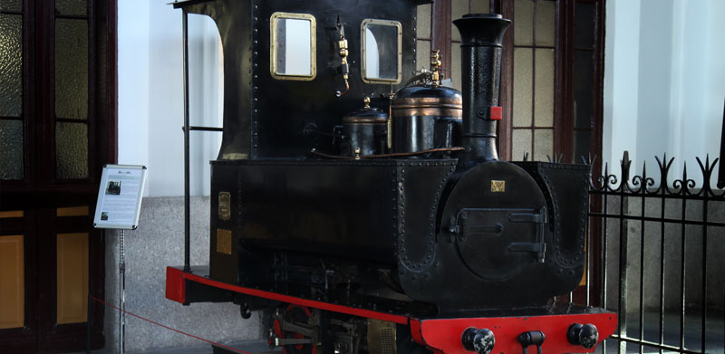 Locomotora de vapor 020-T. Rodaje tipo samson (Soci�t� Anonyme de Marcinelle & Couillet, B�lgica, 1882)