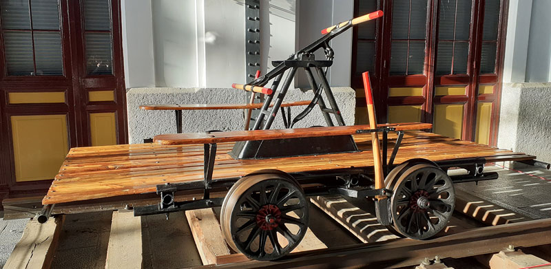 Vagoneta de tracci�n manual, �zorrilla� (ca. 1880)