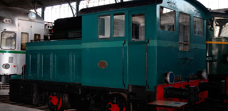 Locomotora di�sel de maniobras RENFE 10201 (La Maquinista Terrestre y Mar�tima, Espa�a, 1935, bajo licencia Deutsche Werke Kiel, Alemania)