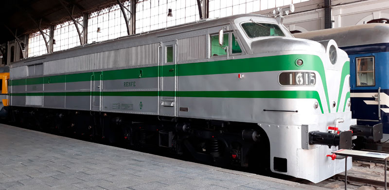Locomotora di�sel-el�ctrica 1615 (American Locomotive Company -Alco-, Estados Unidos, 1953)
