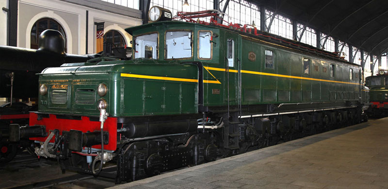 Locomotora el�ctrica 7507 (Compa��a Auxiliar de Ferrocarriles -CAF-, Espa�a, Brown Boveri y Oerlikon, Suiza, 1945)