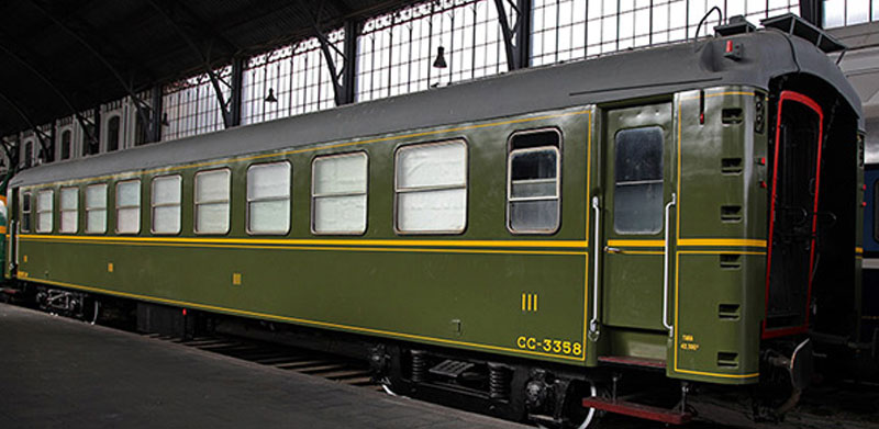 Coche de 3� clase CC-3358 (La Brugeoise et Nicaise et Delcuve, B�lgica, 1925)